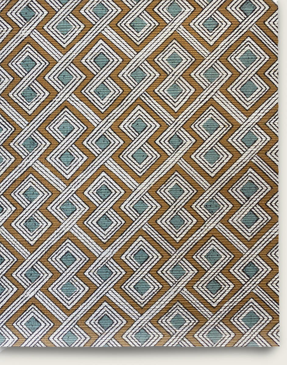 Celtic Knots - Mustard Grey