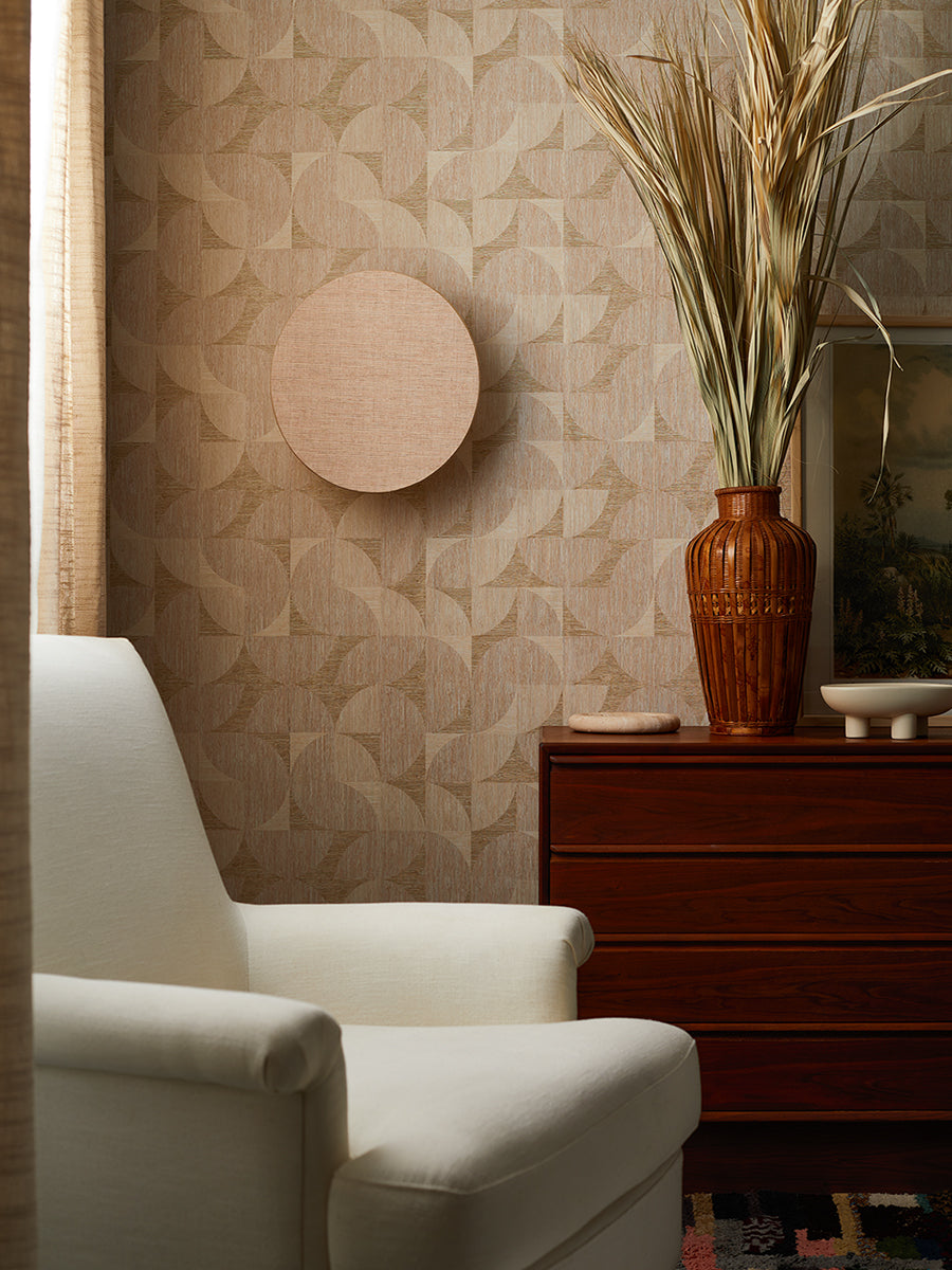 Circle Squared - Warm Beige