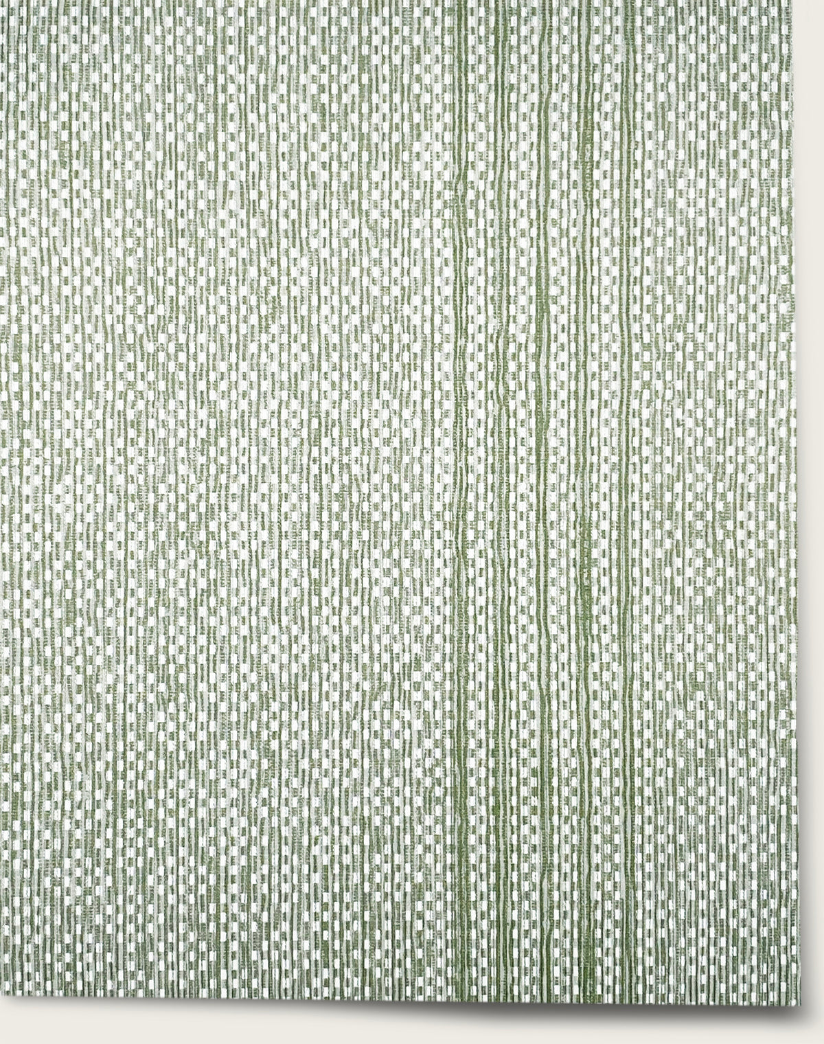 Lattice Stripe- Ash Green