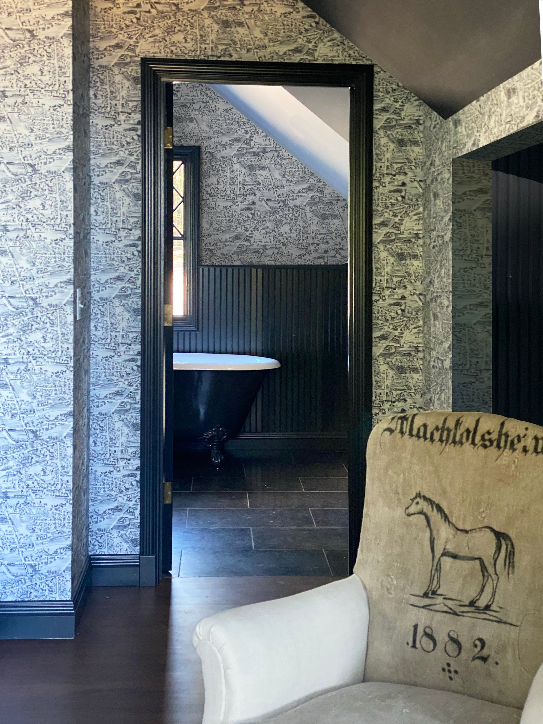 Village Green- Bullseye Blue