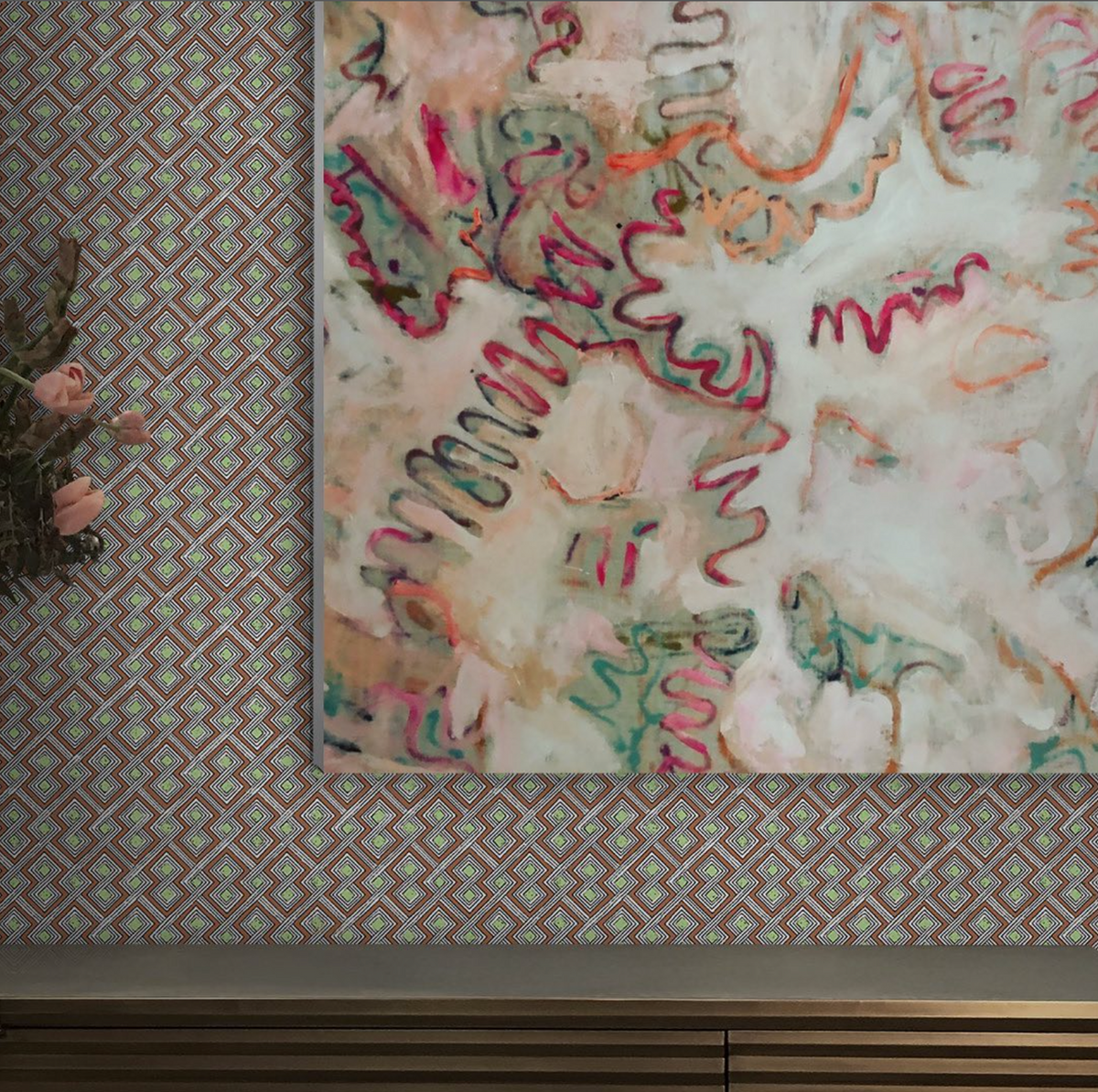 Celtic Knots - Rose Teal